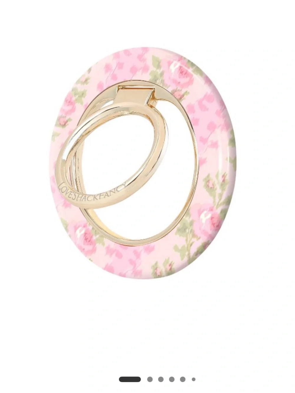 🎀LoveShackFancy Pink Floral iPhone 14/15/16/17 Case + Mag Safe Magnetic Ring 🎀